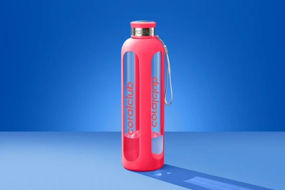 Bottiglia in vetro "Clear Water"